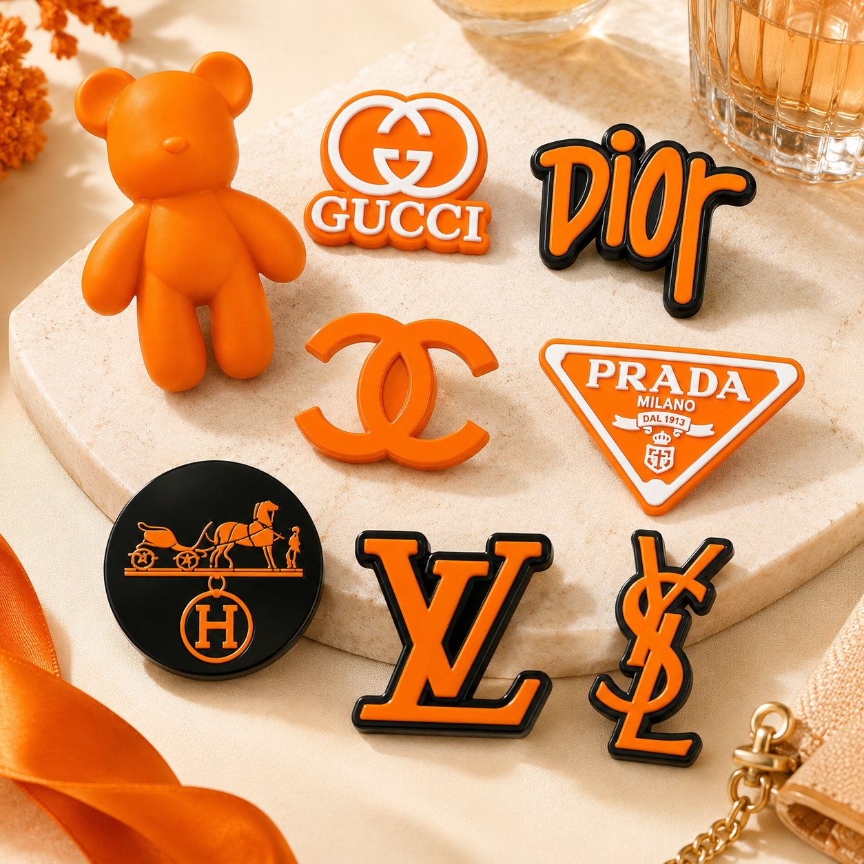 Pins de Luxe pour Crocs™ | Orange