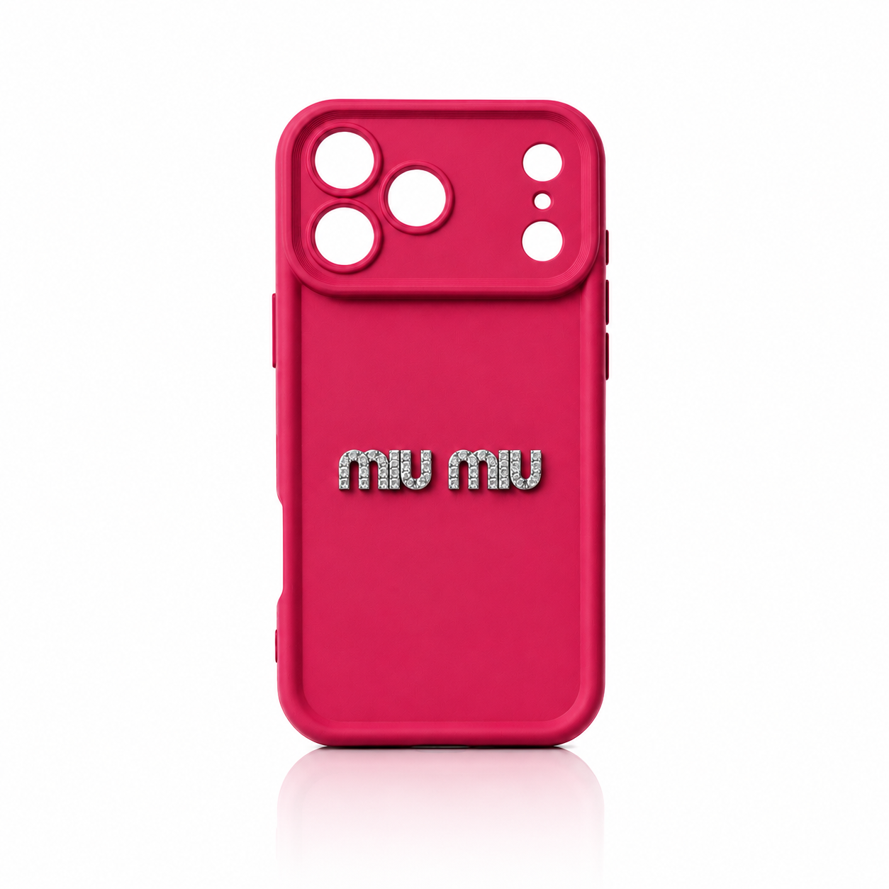 Coque Miu Miu diamond | Rose