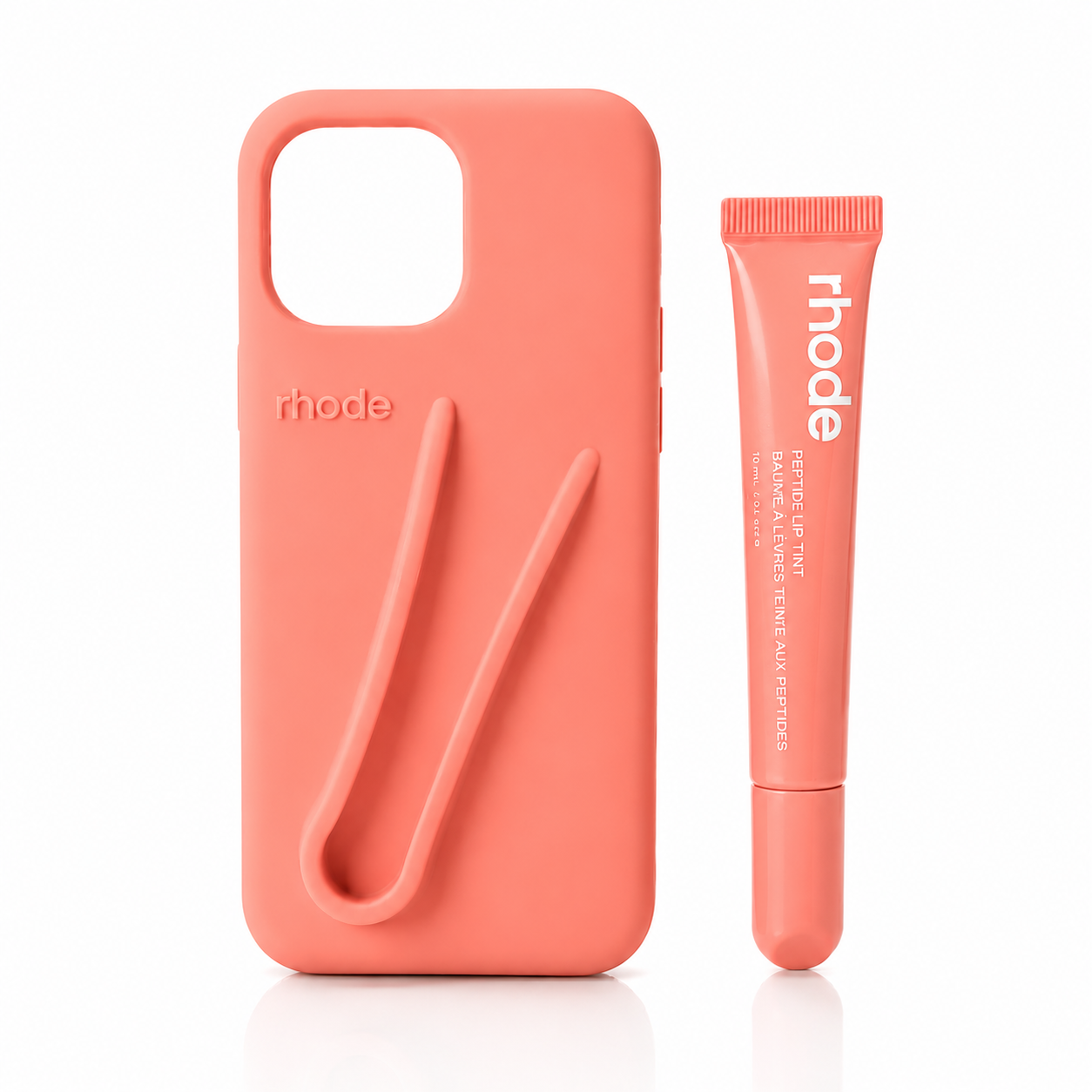 Coque Rhode + lip gloss | Peach