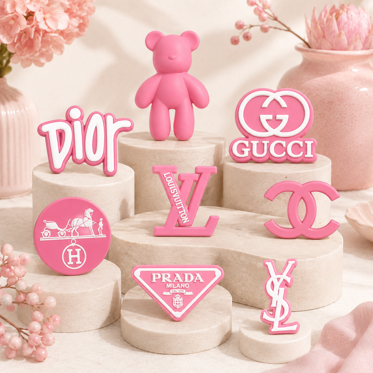 Pins de Luxe pour Crocs™ | Rose