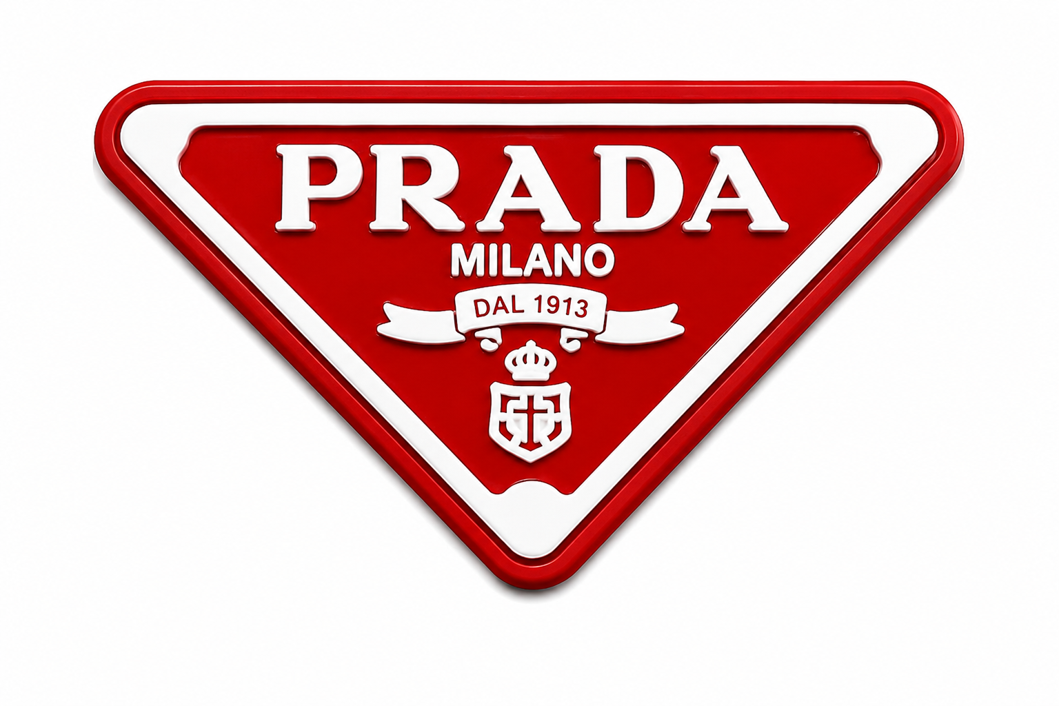 小物 PRADA Triangle Logo Enamel l Charm Luxury Charms for Crocs™ | Nazar Maison