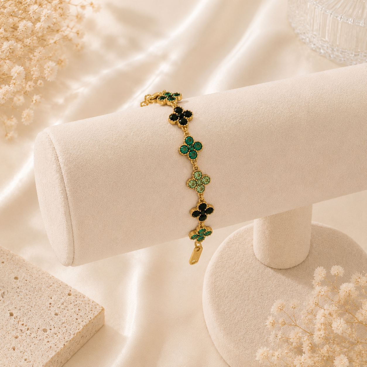Bijoux Signature - Acier inoxydable & PVD Or 18K | Vert