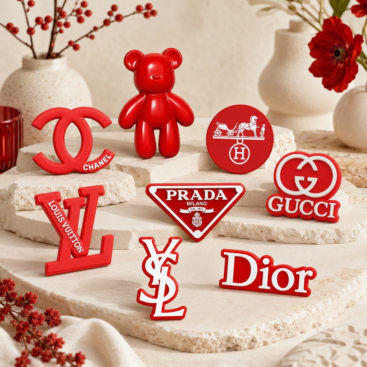 Pins de Luxe pour Crocs™ | Rouge