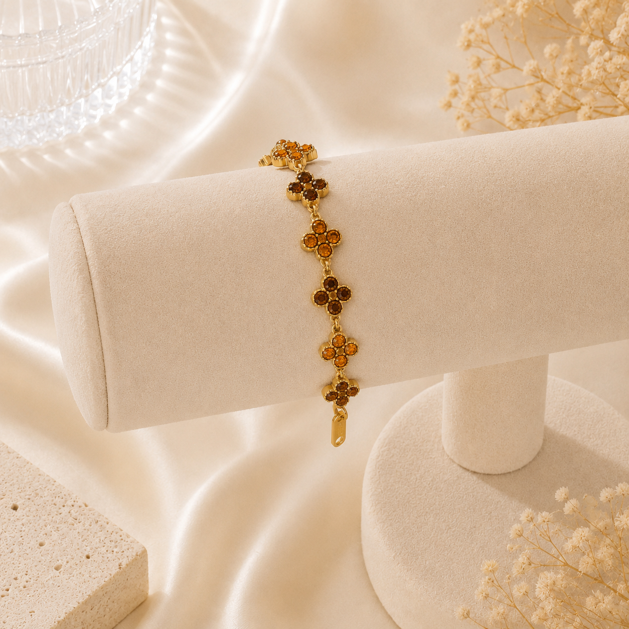 Bijoux Signature - Acier inoxydable & PVD Or 18K | Marron