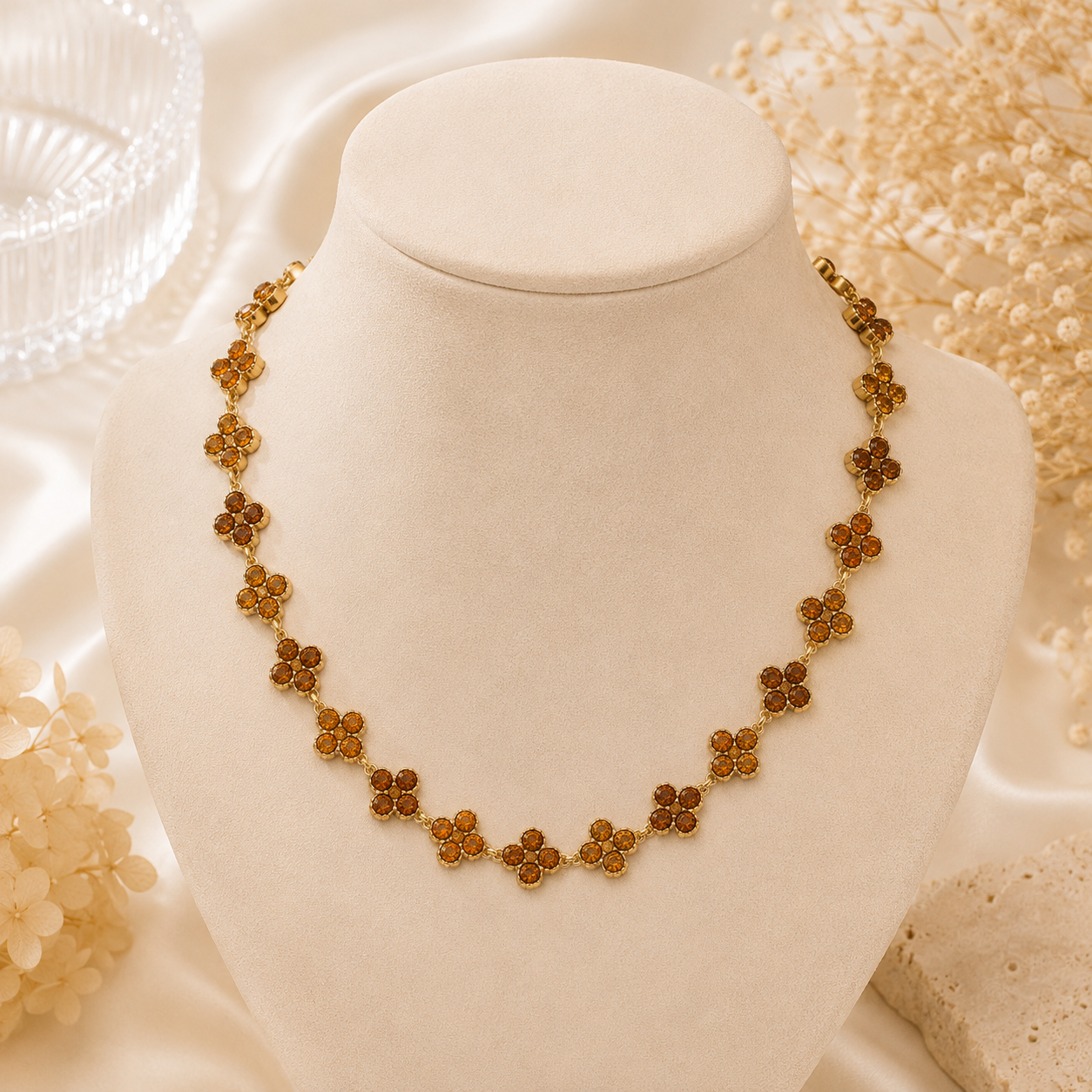 Bijoux Signature - Acier inoxydable & PVD Or 18K | Marron