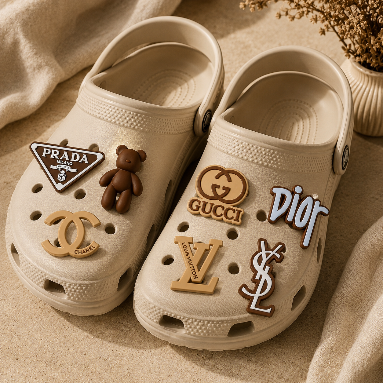 Pins de Luxe pour Crocs™ | Marron