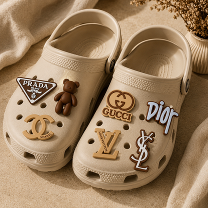 Pins de Luxe pour Crocs™ | Marron