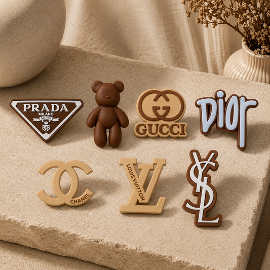 Pins de Luxe pour Crocs™ | Marron