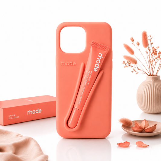 Coque Rhode + lip gloss | Peach