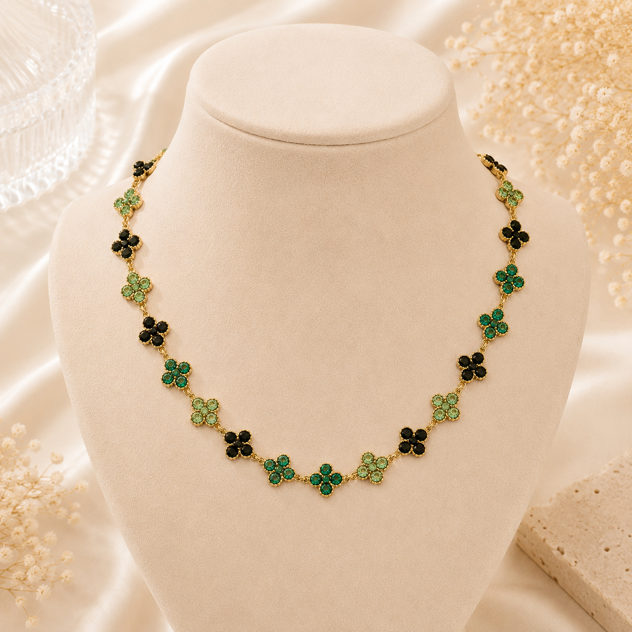 Bijoux Signature - Acier inoxydable & PVD Or 18K | Vert