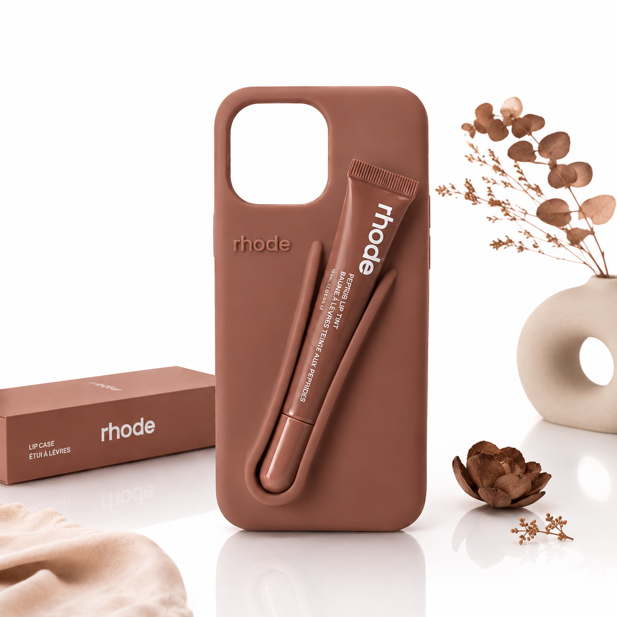 Coque Rhode + lip gloss | Espresso
