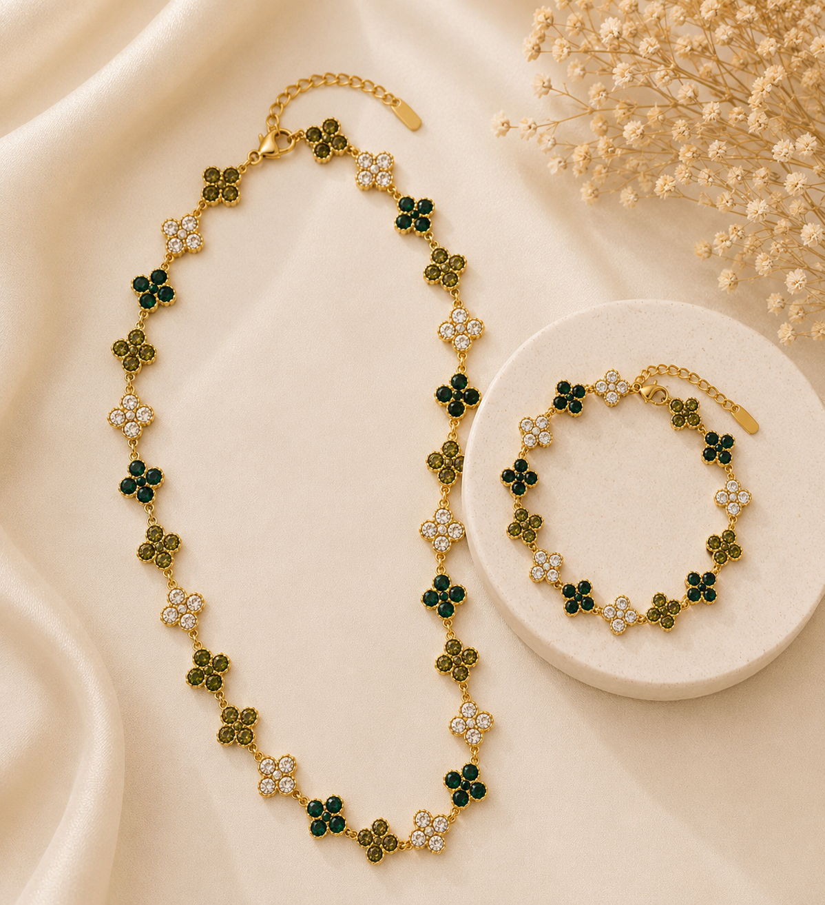 Bijoux Signature - Acier inoxydable & PVD Or 18K | Kaki