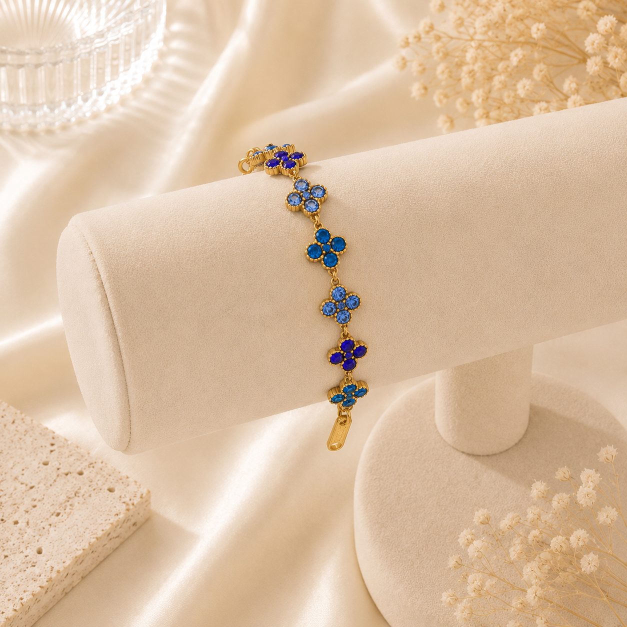 Bijoux Signature - Acier inoxydable & PVD Or 18K | Bleu