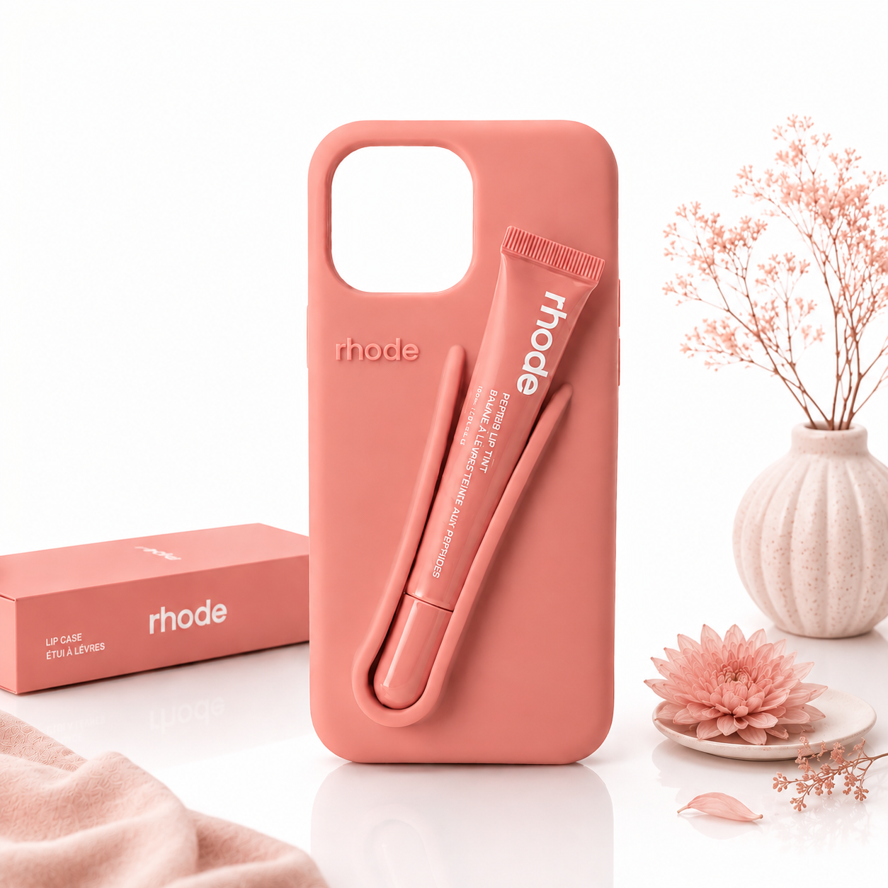Coque Rhode + lip gloss | Toast
