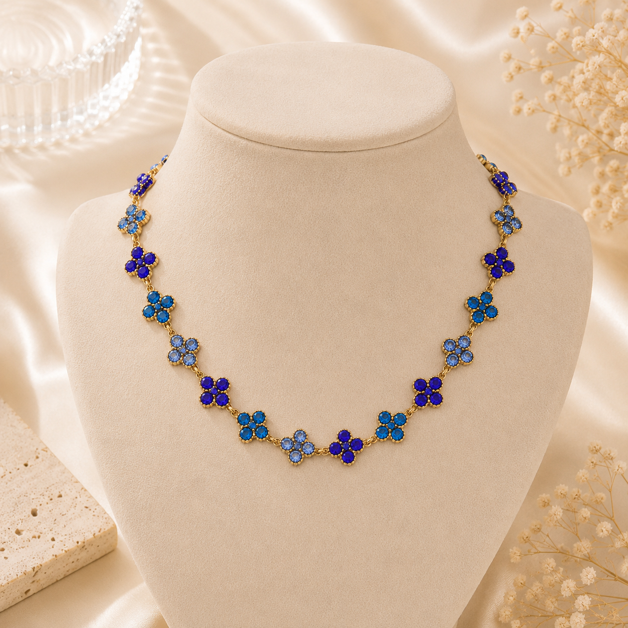 Bijoux Signature - Acier inoxydable & PVD Or 18K | Bleu