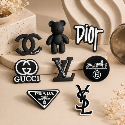 Pins de luxe pour Crocs noir
